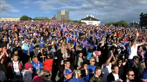 استقبال از تیم ملی ایسلند